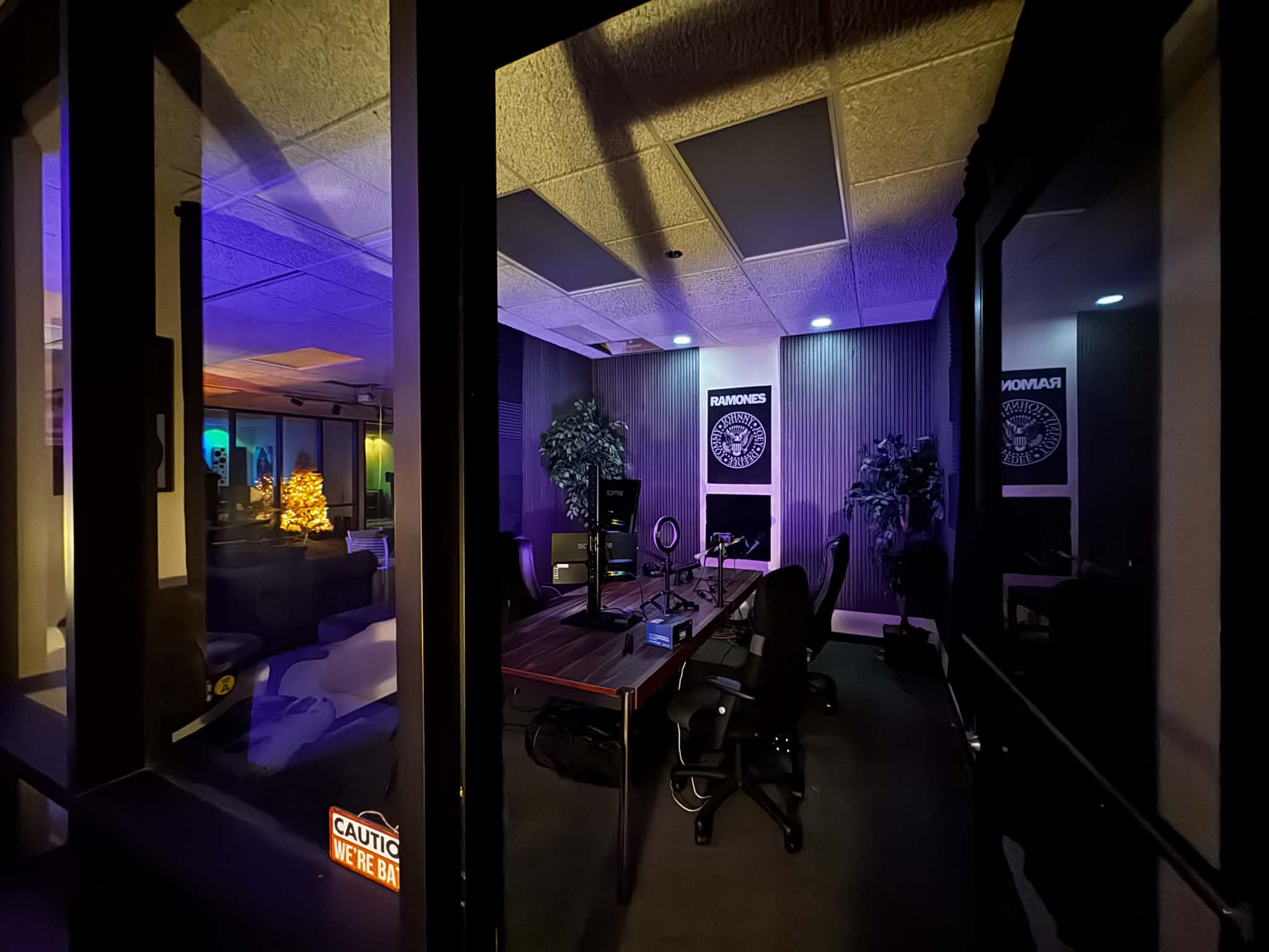 Podcast production space